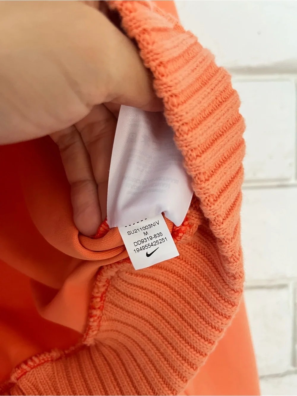 Nike Court X Naomi Osaka Full Zip Crop Hoodie Dusty Orange Women's Medium